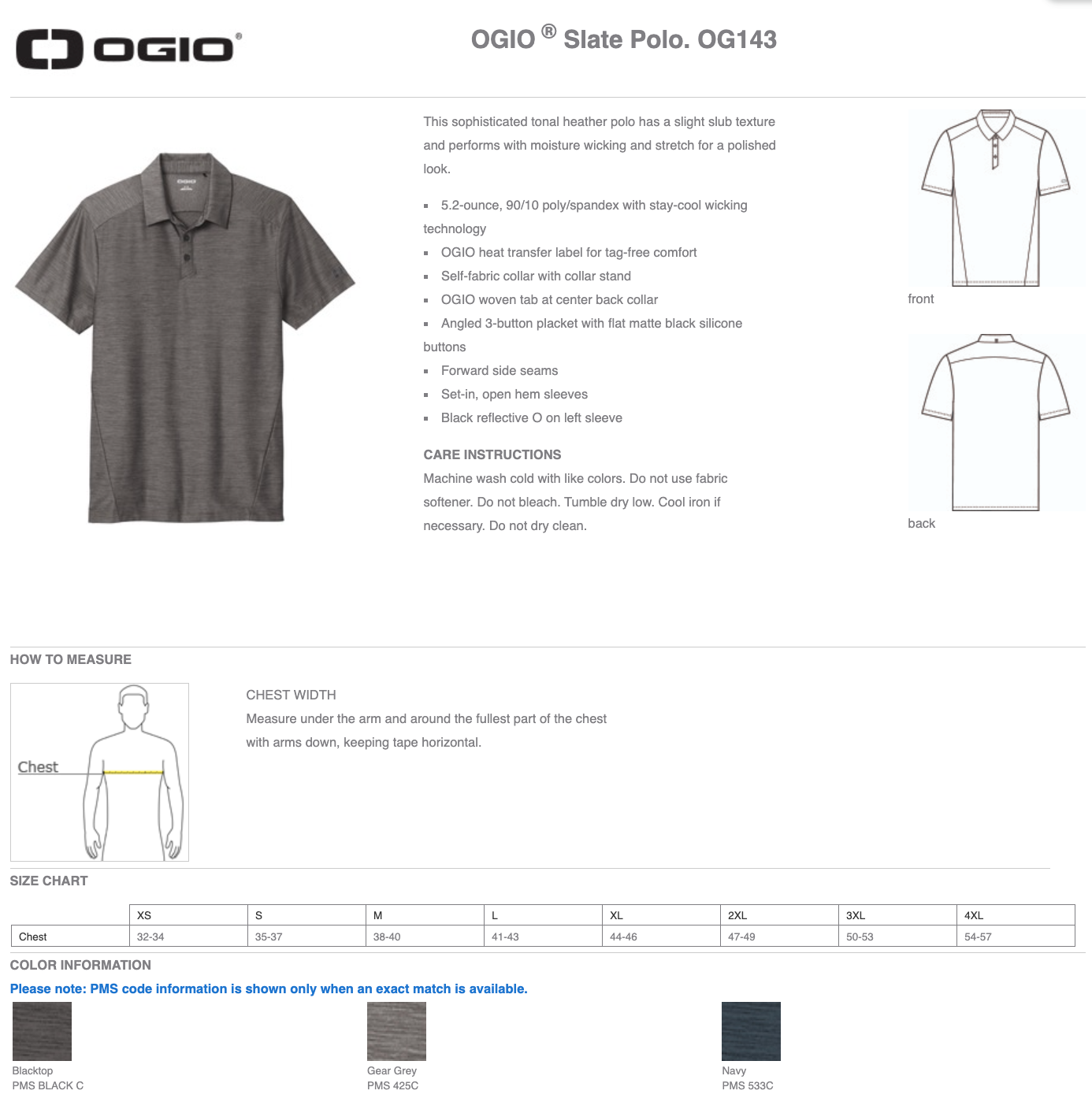 OGIO ® Slate Polo